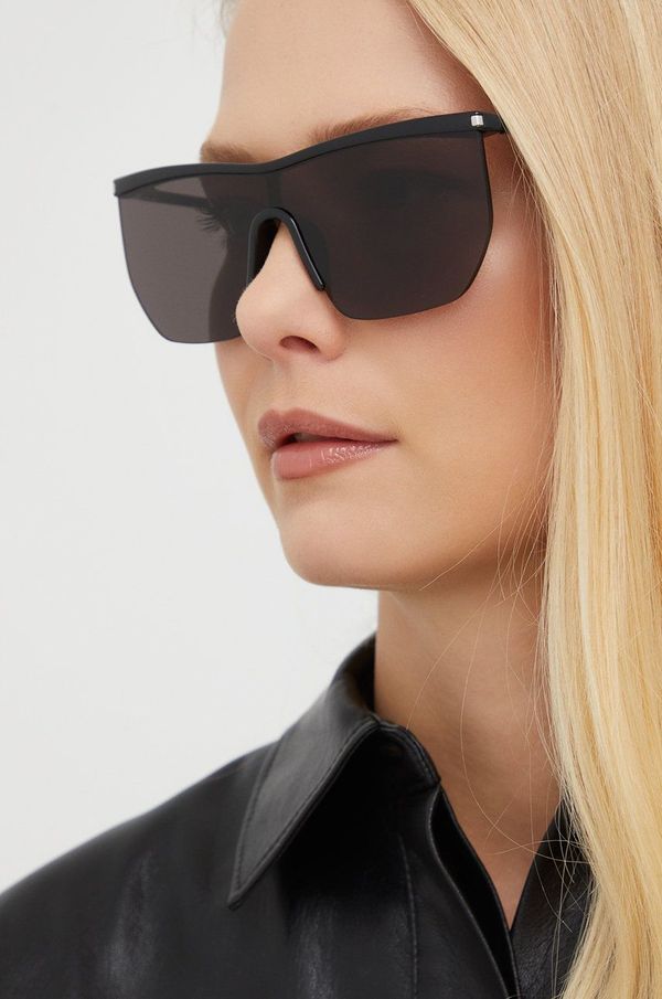Saint Laurent Sončna očala Saint Laurent ženski, črna barva