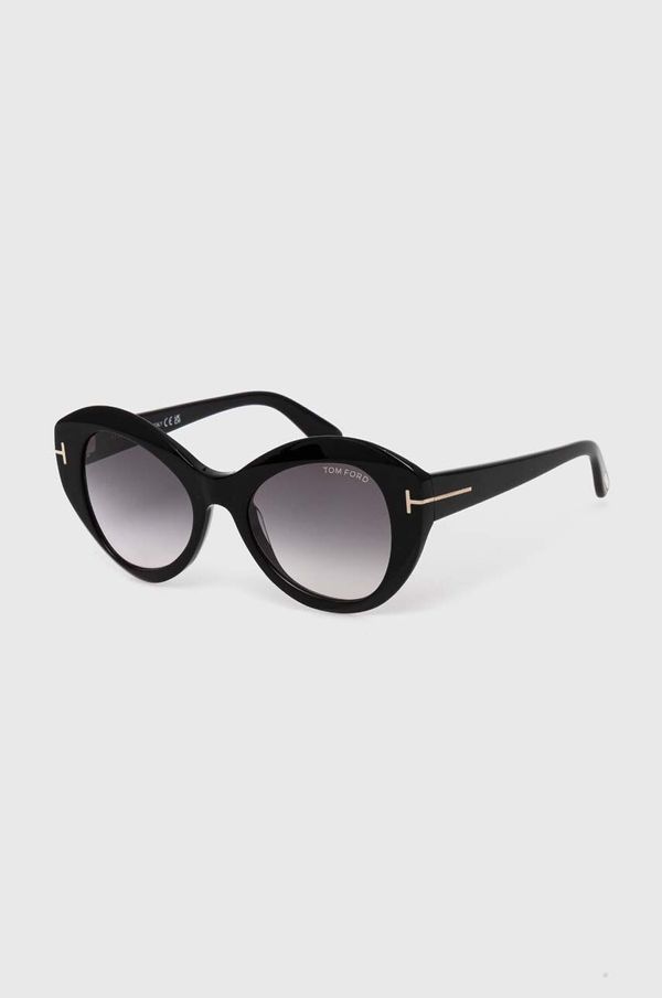 Tom Ford Sončna očala Tom Ford ženska, črna barva, FT1084_5201B