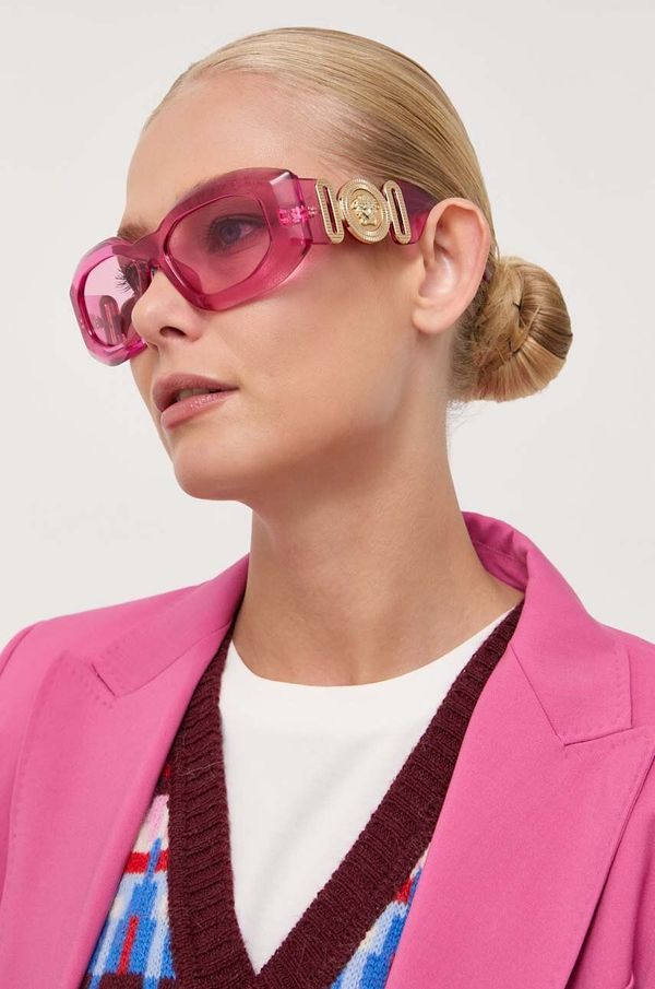 Versace Sončna očala Versace moška, roza barva 0VE4425U