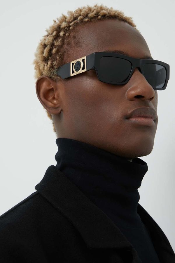 Versace Sončna očala Versace moški, črna barva