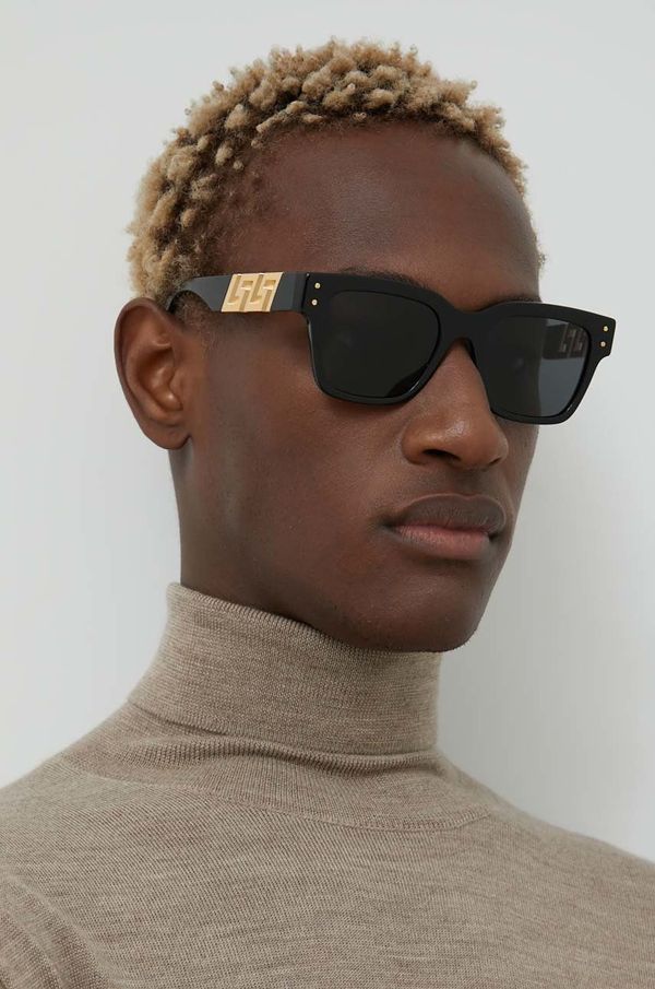 Versace Sončna očala Versace moški, črna barva