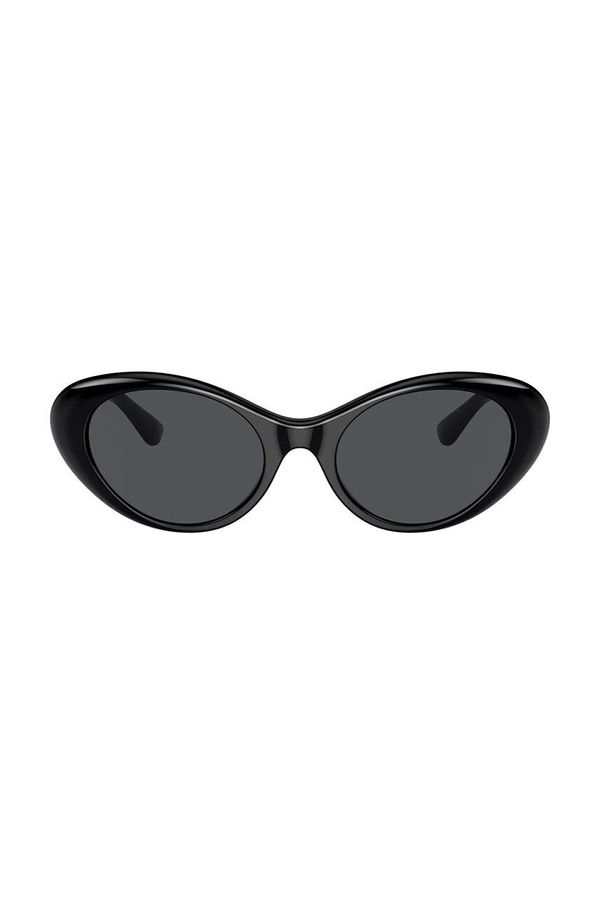 Versace Sončna očala Versace ženski, črna barva