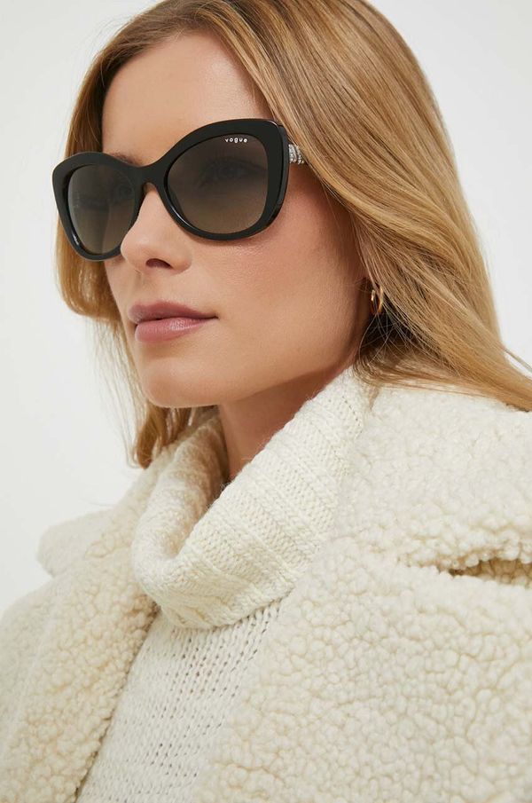 Vogue Sončna očala VOGUE 0VO5515SB ženska, črna barva