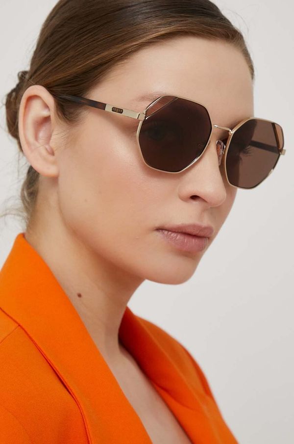 Vogue Sončna očala VOGUE ženski, rjava barva