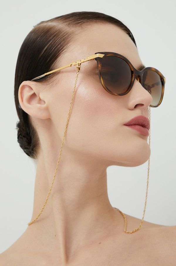Vogue Sončna očala VOGUE ženski, zlata barva