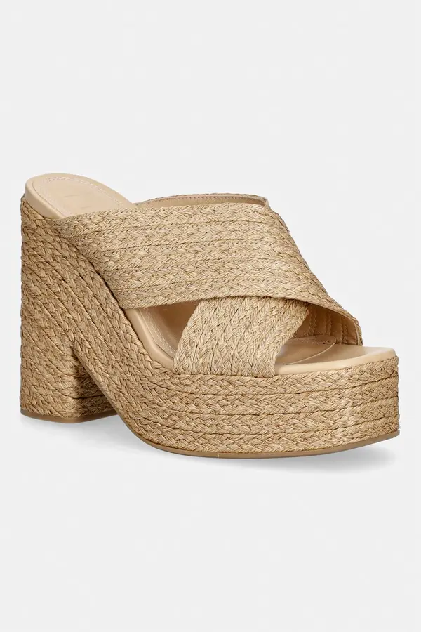 Souliers Martinez Souliers Martinez natikači s polno peto (blok) GARDA