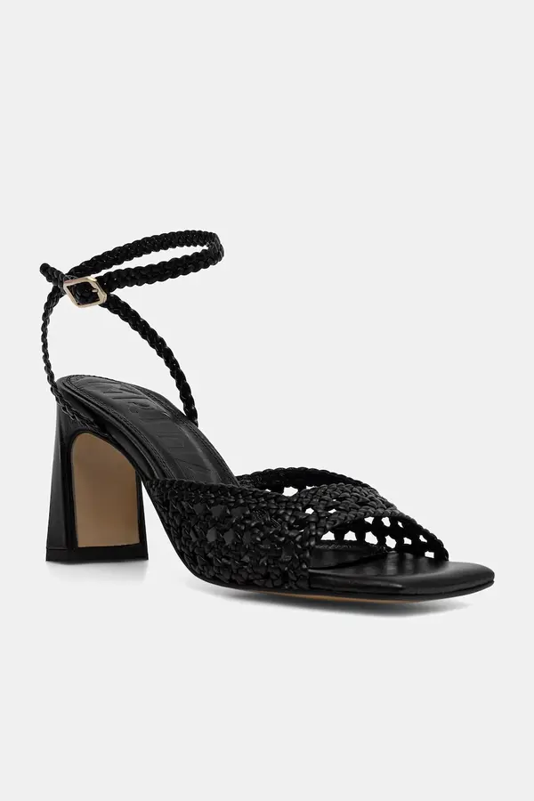 Souliers Martinez Souliers Martinez sandali s polno peto (blok) usnjeni LEA