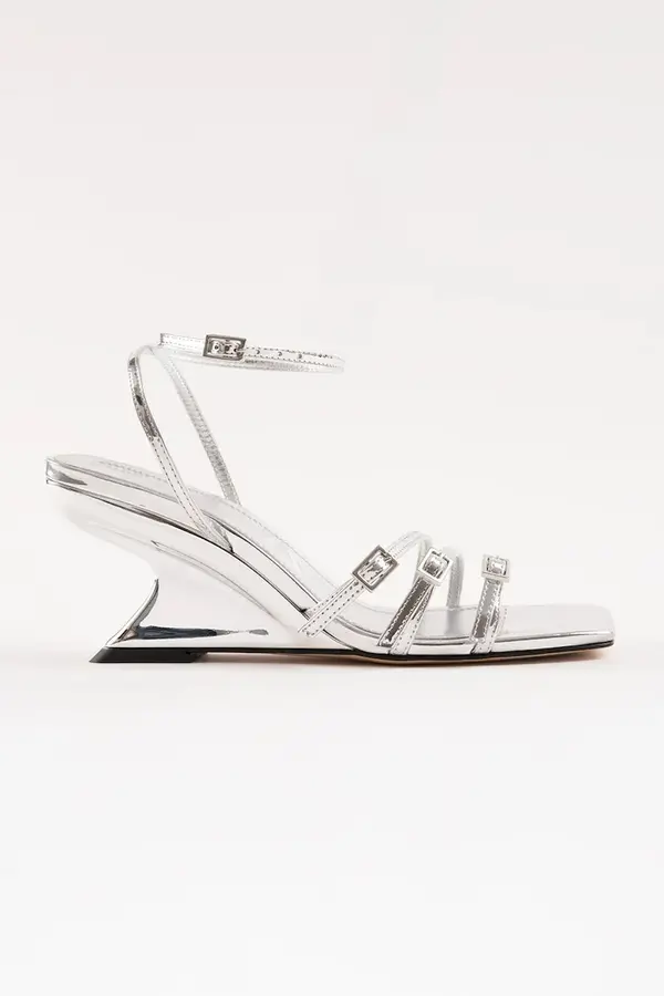 Souliers Martinez Souliers Martinez sandali s polno peto iz usnja EDEN