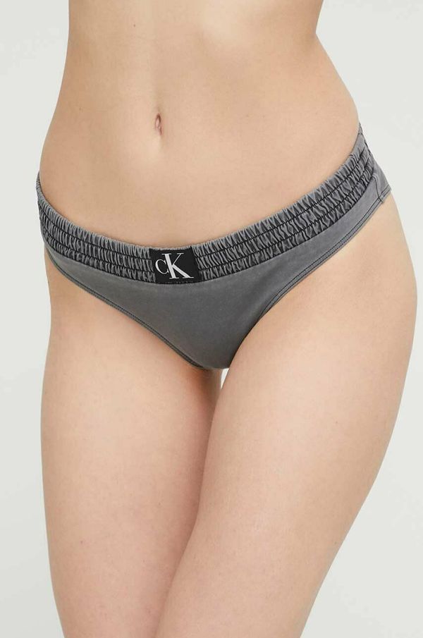 Calvin Klein Spodnji del kopalk Calvin Klein črna barva