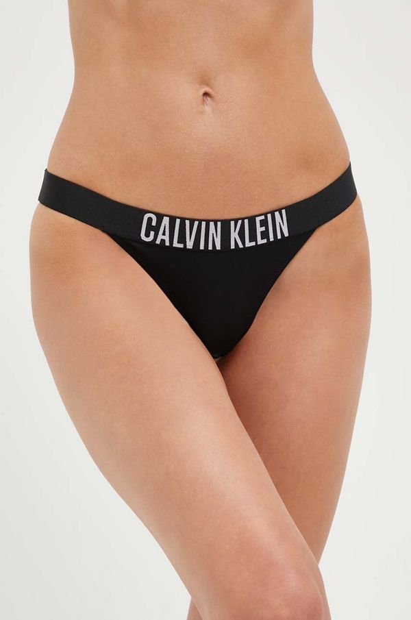 Calvin Klein Spodnji del kopalk Calvin Klein črna barva