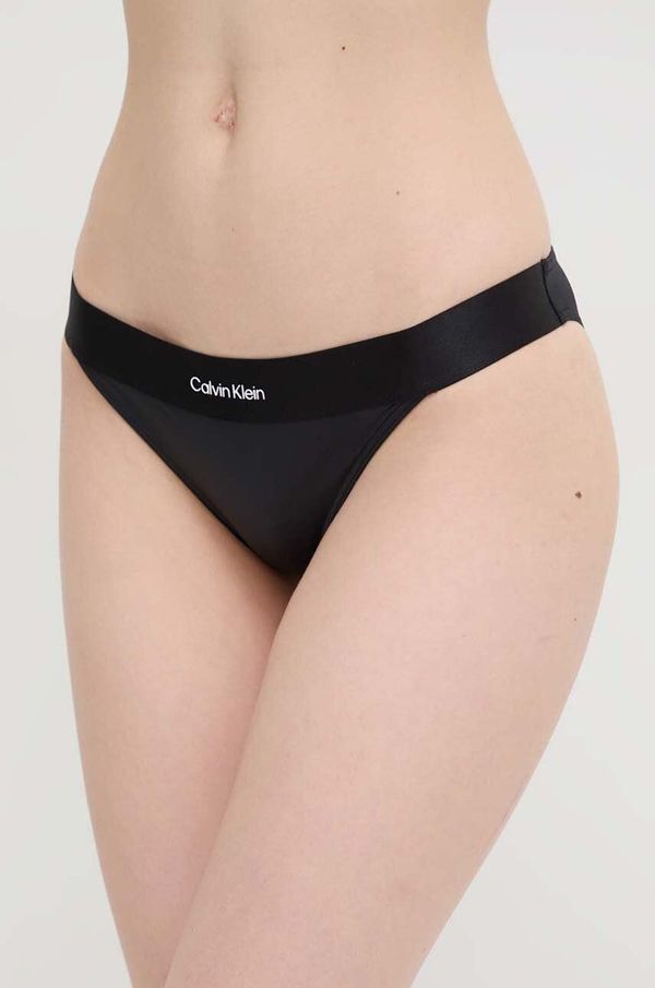 Calvin Klein Spodnji del kopalk Calvin Klein črna barva