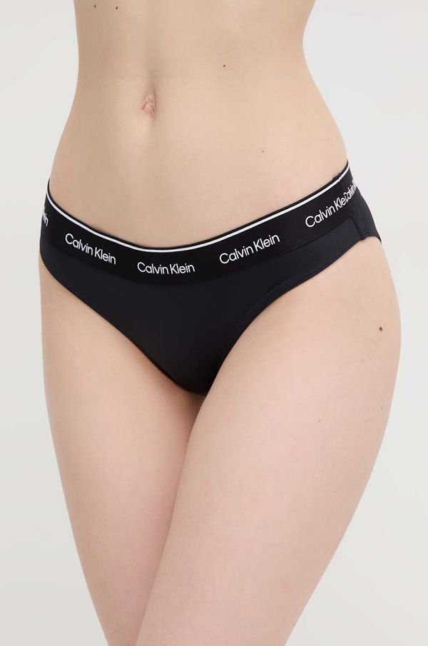 Calvin Klein Spodnji del kopalk Calvin Klein črna barva