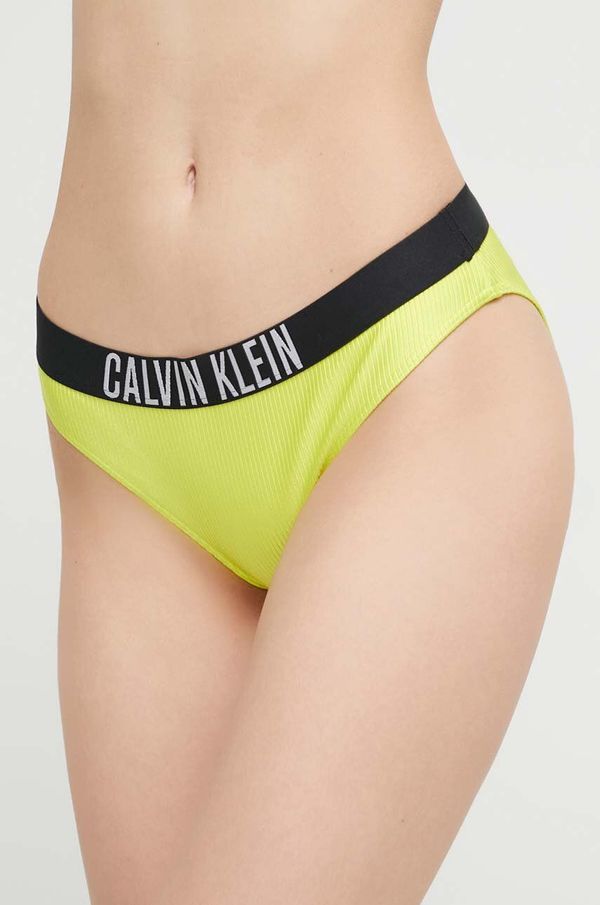 Calvin Klein Spodnji del kopalk Calvin Klein zelena barva