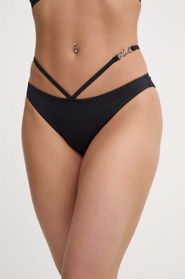 Karl Lagerfeld Spodnji del kopalk Karl Lagerfeld črna barva