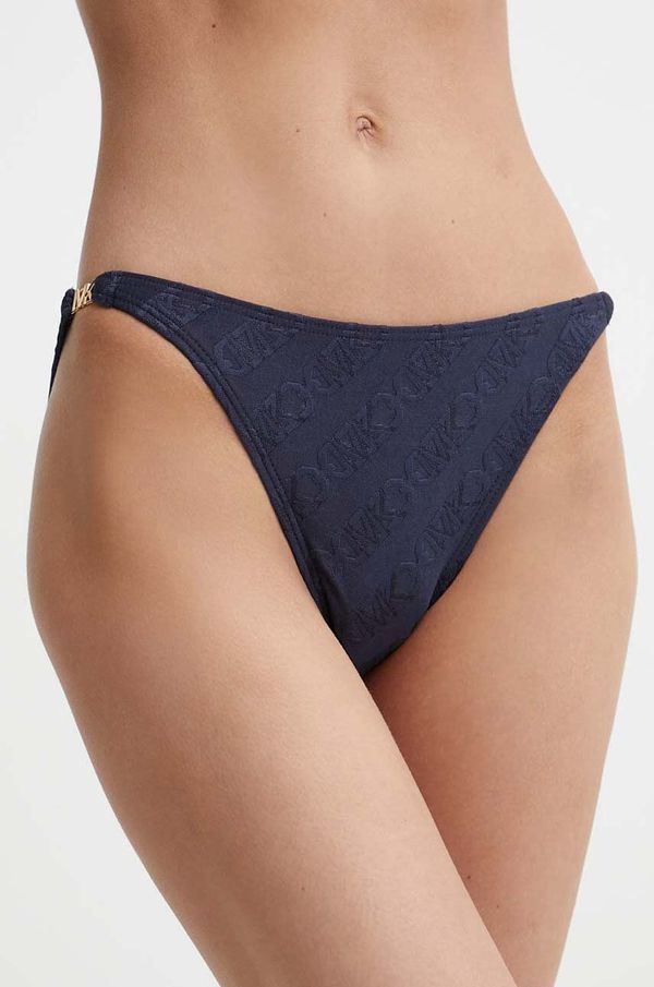 MICHAEL Michael Kors Spodnji del kopalk MICHAEL Michael Kors STRING BIKINI BOTTOM mornarsko modra barva, MM13095