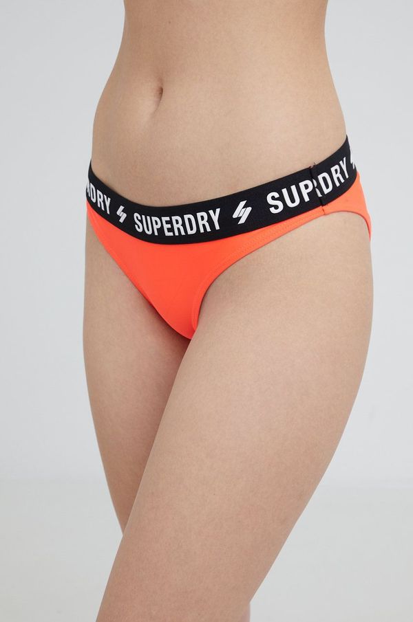 Superdry Spodnji del kopalk Superdry oranžna barva