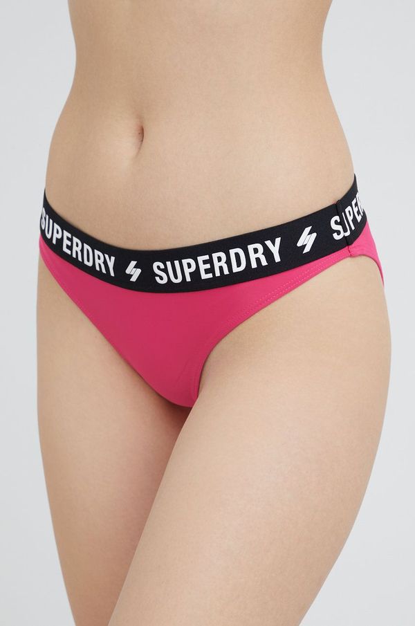 Superdry Spodnji del kopalk Superdry vijolična barva