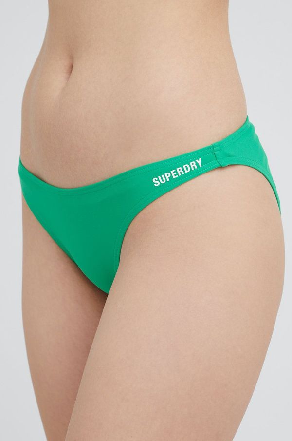 Superdry Spodnji del kopalk Superdry zelena barva