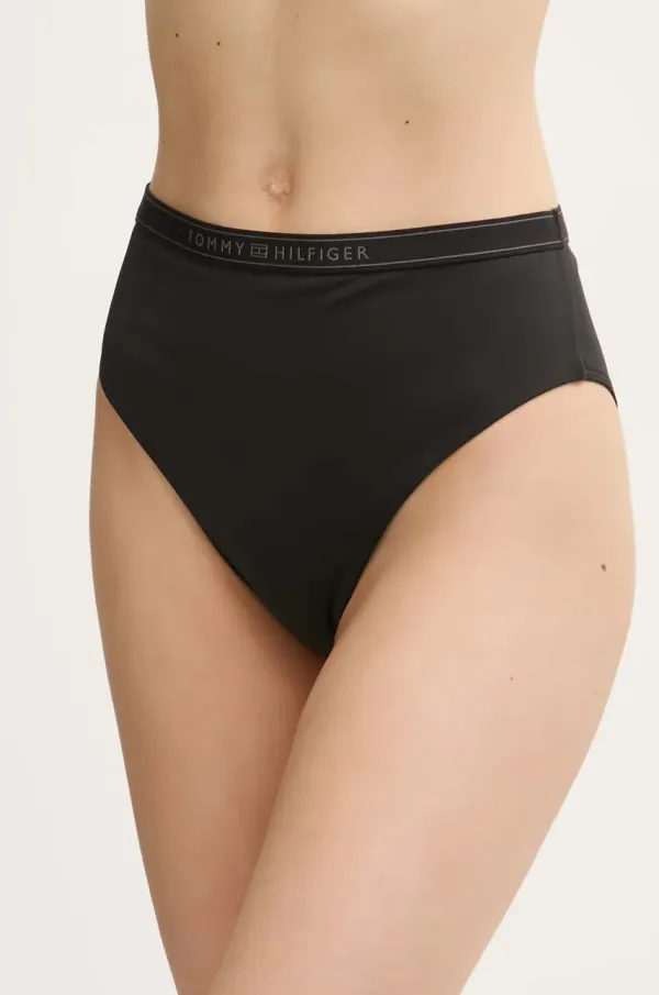 Tommy Hilfiger Spodnji del kopalk Tommy Hilfiger črna barva, UW0UW05826