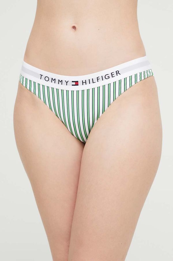 Tommy Hilfiger Spodnji del kopalk Tommy Hilfiger zelena barva