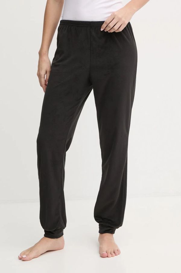 United Colors of Benetton Spodnji del pižame United Colors of Benetton ženski, črna barva, 3PAE3F04H