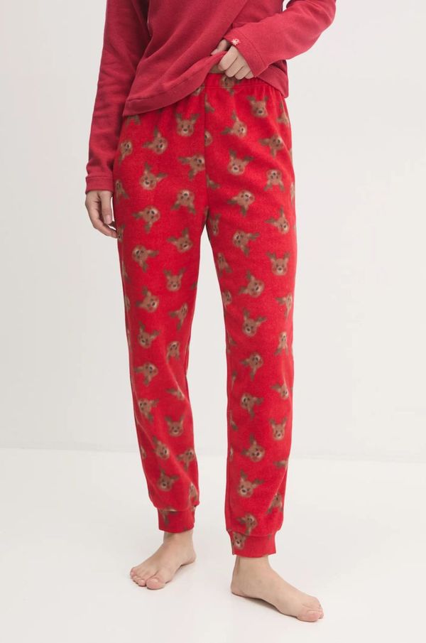 United Colors of Benetton Spodnji del pižame United Colors of Benetton ženski, rdeča barva, 3XGC3F03W