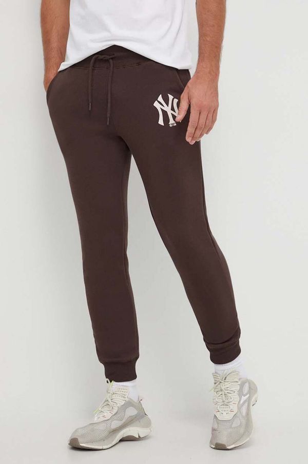 47brand Spodnji del trenirke 47brand MLB New York Yankees rjava barva