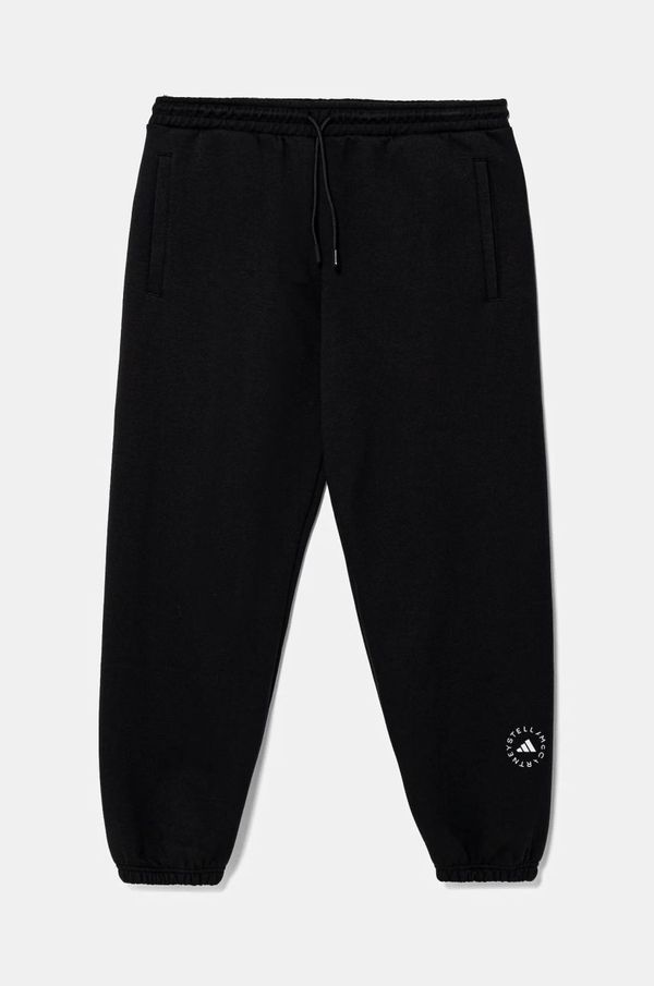 adidas by Stella McCartney Spodnji del trenirke adidas by Stella McCartney črna barva, IW6320