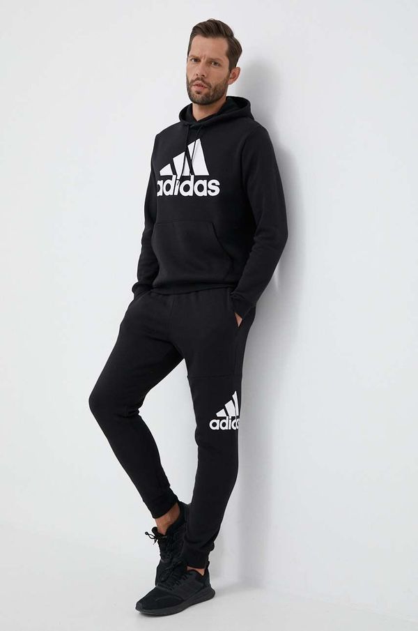 adidas Spodnji del trenirke adidas črna barva