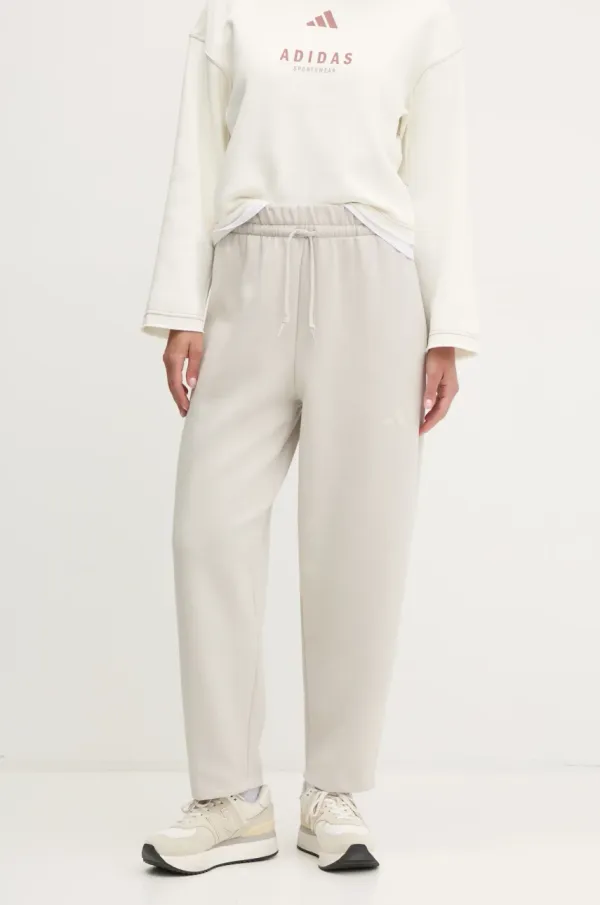 adidas Spodnji del trenirke adidas Essentials bež barva, JD9981