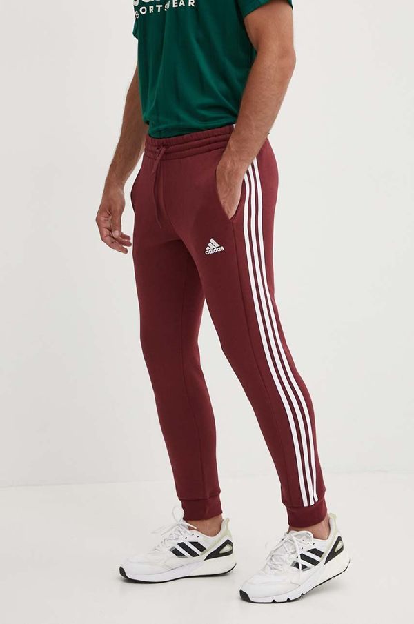 adidas Spodnji del trenirke adidas Essentials bordo barva, JG5951