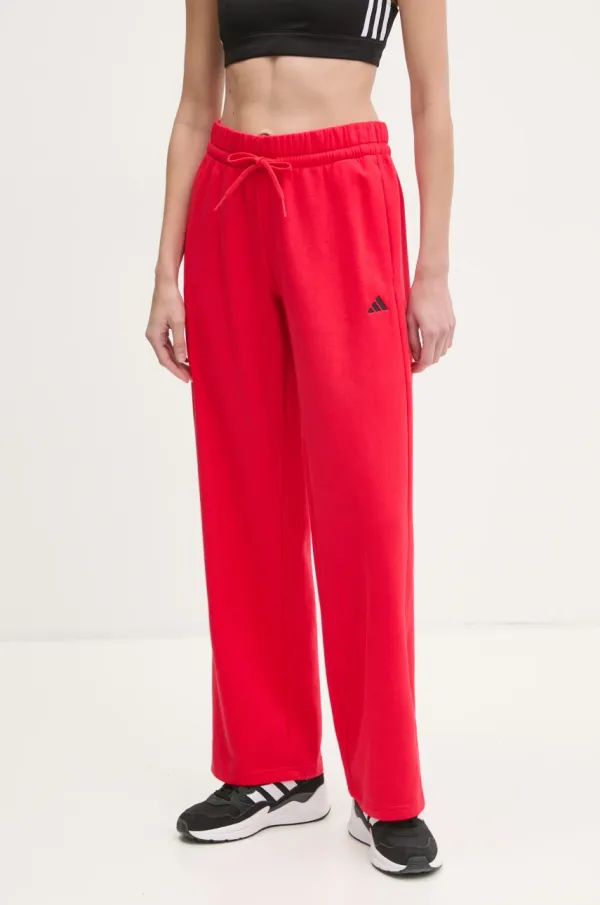 adidas Spodnji del trenirke adidas Essentials rdeča barva, JI6051