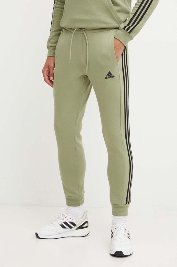 adidas Spodnji del trenirke adidas Essentials zelena barva, JE0343