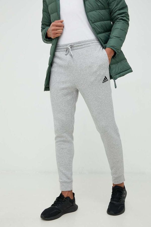 adidas Spodnji del trenirke adidas moški, siva barva
