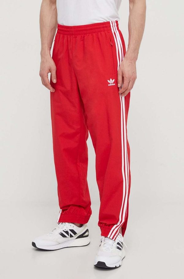 adidas Originals Spodnji del trenirke adidas Originals Adicolor Woven Firebird Track Top rdeča barva, IT2498