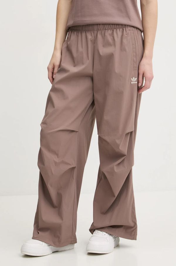 adidas Originals Spodnji del trenirke adidas Originals Essential rjava barva, JD0783