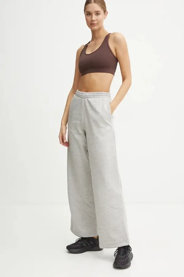 adidas Originals Spodnji del trenirke adidas Originals Femme Galore Wideleg Fleece Pants