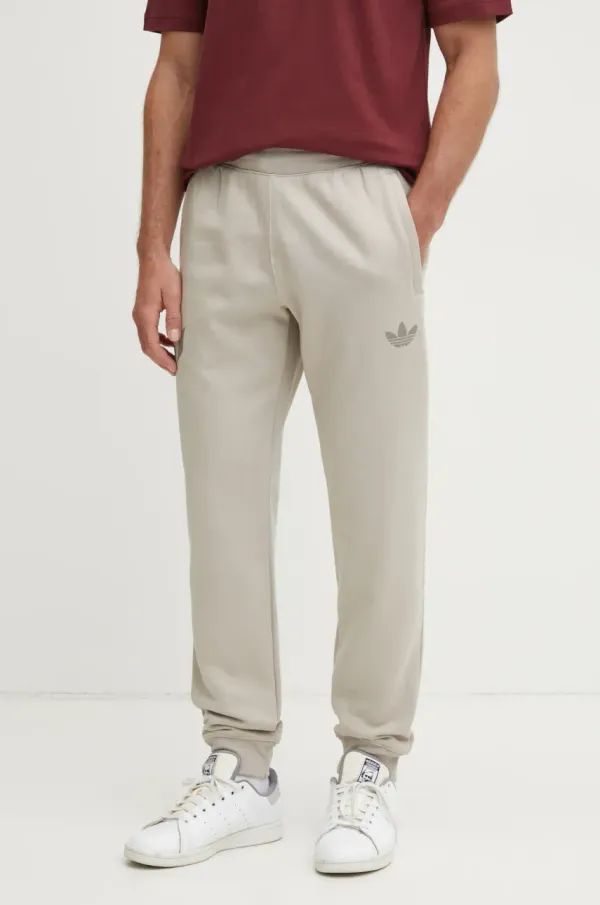 adidas Originals Spodnji del trenirke adidas Originals MESSI PANTS moški, bež barva, JC9493