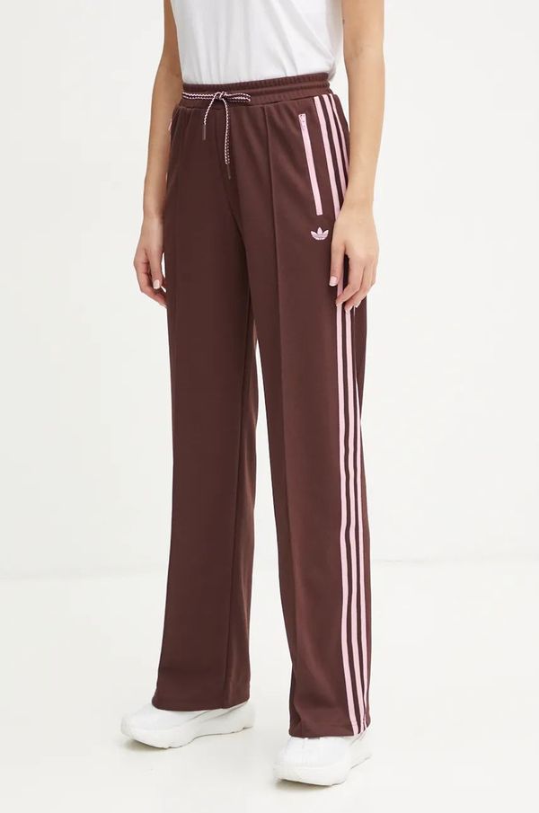 adidas Originals Spodnji del trenirke adidas Originals Montreal Track Pant rjava barva, JL9631