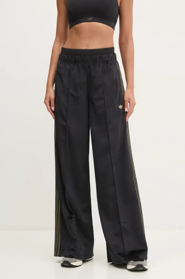 adidas Originals Spodnji del trenirke adidas Originals VELOUR TRCKPANT ženski, črna barva, JI5755