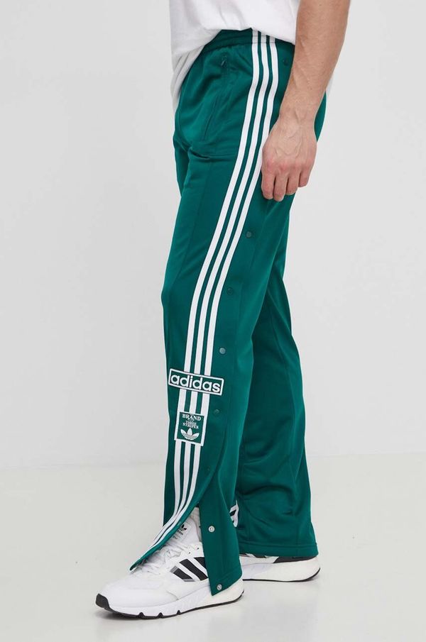 adidas Originals Spodnji del trenirke adidas Originals zelena barva