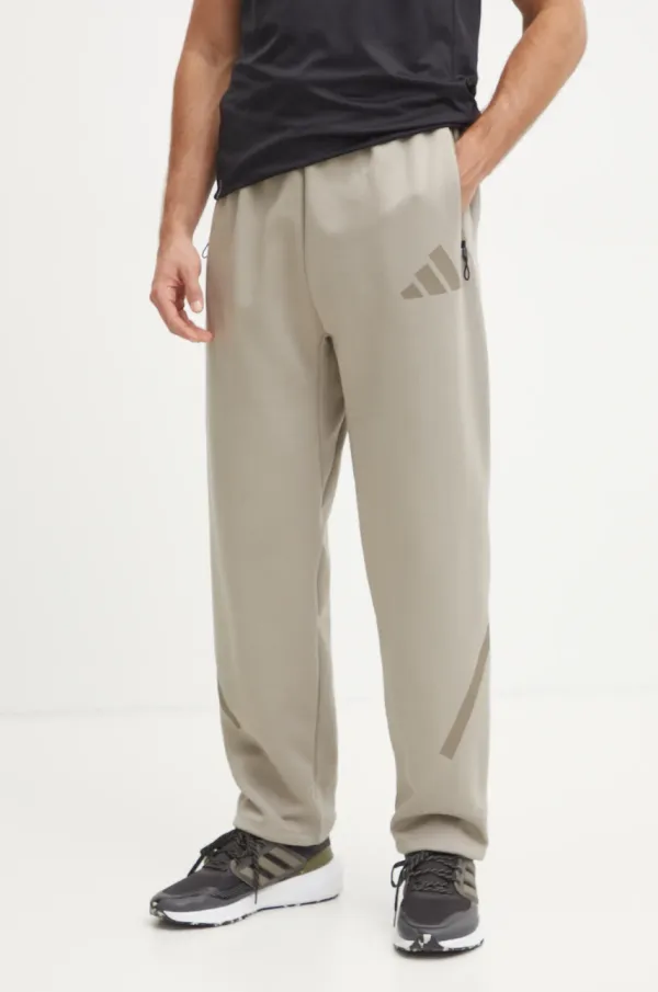 adidas Spodnji del trenirke adidas Z.N.E. siva barva, JC6716