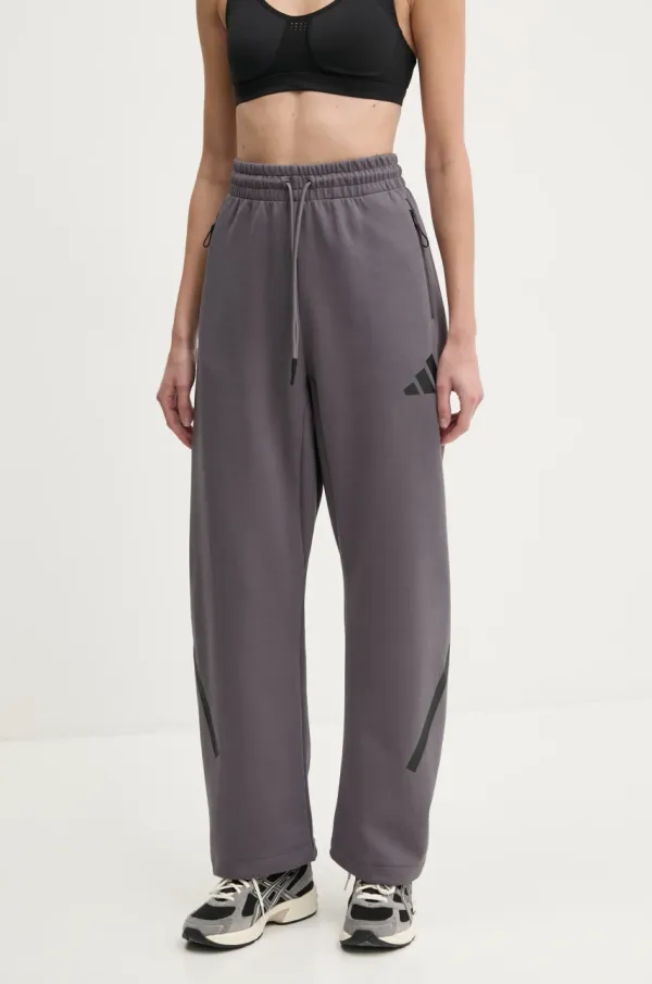 adidas Spodnji del trenirke adidas Z.N.E. vijolična barva, JC5411