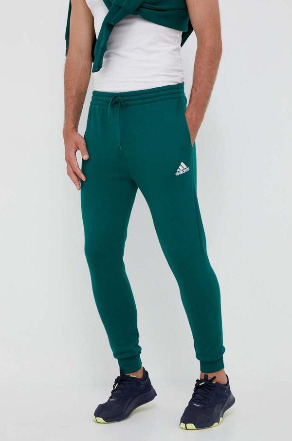 adidas Spodnji del trenirke adidas zelena barva