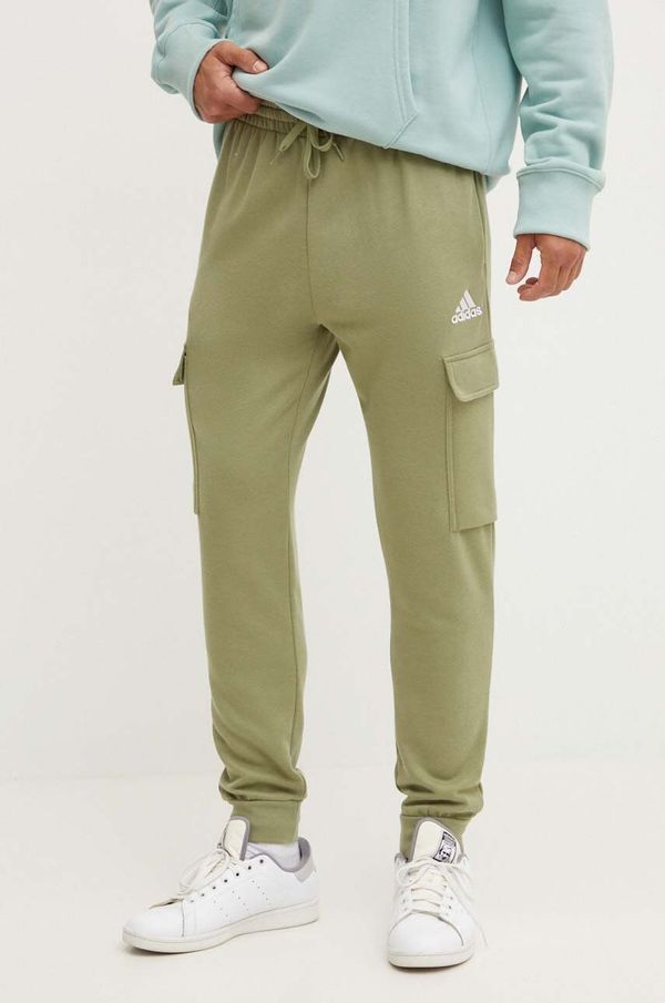adidas Spodnji del trenirke adidas zelena barva, JI6424