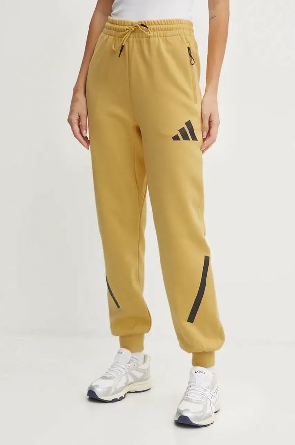 adidas Spodnji del trenirke adidas ZNE rumena barva, JE7847