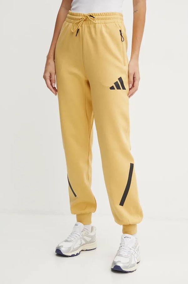 adidas Spodnji del trenirke adidas ZNE rumena barva, JE7847