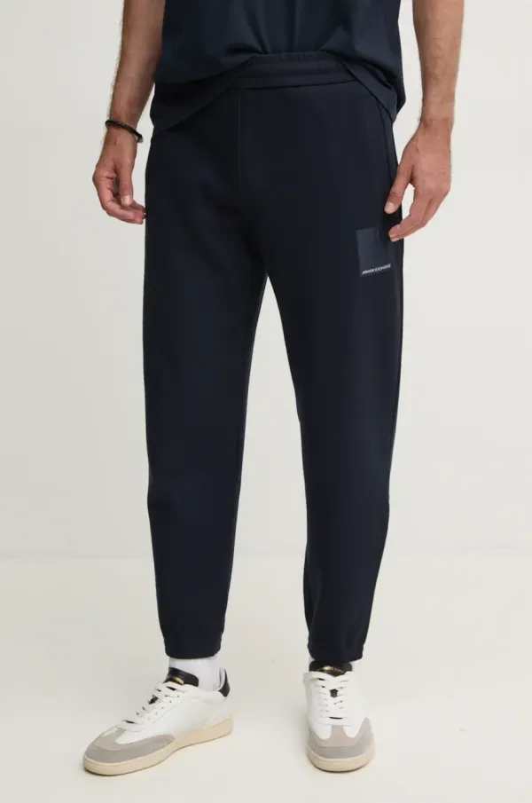 Armani Exchange Spodnji del trenirke Armani Exchange mornarsko modra barva, 6DZPJA ZJNKZ