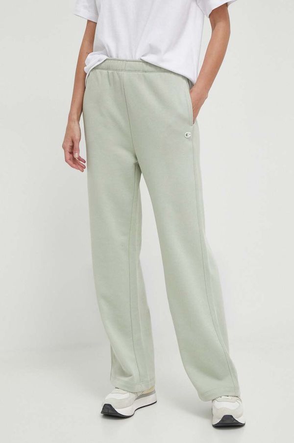 Champion Spodnji del trenirke Champion zelena barva