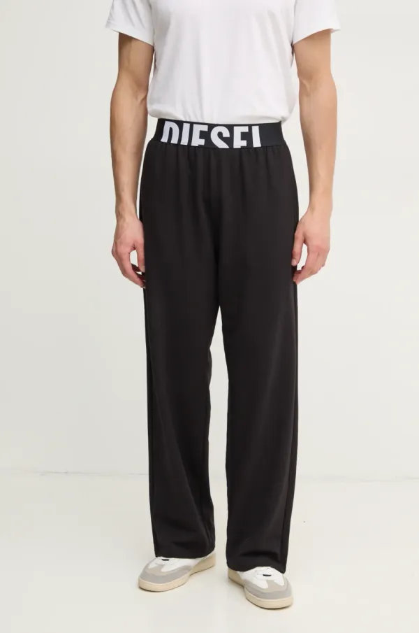 Diesel Spodnji del trenirke Diesel NOLAN-D-POP TROUSERS črna barva, A17681.0DCBK